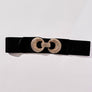 DOUBLE BUCKLET STRETCH BELT