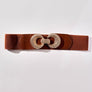 DOUBLE BUCKLET STRETCH BELT