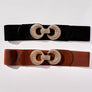 DOUBLE BUCKLET STRETCH BELT