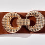 DOUBLE BUCKLET STRETCH BELT