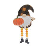 Gnome with Pumpkin Single Brooch