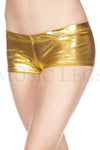 Metallic mini booty shorts