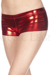 Metallic mini booty shorts