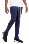 SOLID COLOR PLAIN BASIC TRACK PANTS