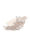 Flower Leaf Bridal Theme Hair Comb Series