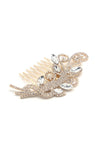 Flower Leaf Bridal Theme Hair Comb Series