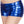 Metallic booty shorts with waist band