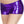 Metallic booty shorts with waist band