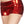 Metallic booty shorts with waist band