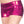 Metallic booty shorts with waist band