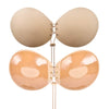 Oval Shape Invisible Lift Up Silicone Adhesive Bra