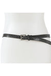 Thin Rhinestone Patch Fashion Wedding Sash Belt