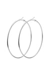 Ultra Thin Basic Hoop Earrings, 25mm to 100mm