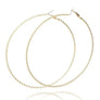 Hypo Allergenic Twisted Basic Hoop Earrings