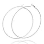 Hypo Allergenic Twisted Basic Hoop Earrings