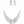 Oval Point Bridal, Prom Rhinestone Necklace Set