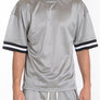MESH SLEEVE TAPE ATHLETIC TSHIRT