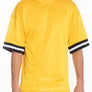 MESH SLEEVE TAPE ATHLETIC TSHIRT