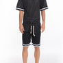 MESH SLEEVE TAPE ATHLETIC TSHIRT