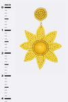 Sunflower Beaded Iconic Earrings