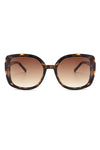 Women Square Oversize Retro Fashion Sunglasses