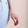 Matte Gold Twist Bangle With Sleek Design