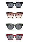 Square Retro Vintage Designer Fashion Sunglasses