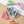 Iridescent crescent shape big claw hair clip