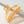 Iridescent crescent shape big claw hair clip