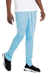 SOLID COLOR PLAIN BASIC TRACK PANTS