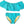 KIDS RUFFLE TWO PIECE BATHING SUIT