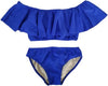 KIDS RUFFLE TWO PIECE BATHING SUIT