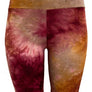JUNIORS HIGH WAISTED TIE DYE COTTON BIKER SHORTS