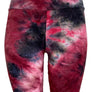 JUNIORS HIGH WAISTED TIE DYE COTTON BIKER SHORTS
