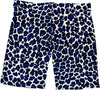 JUNIORS CHEETAH PRINT COTTON BIKER SHORTS