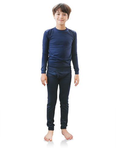Boys Girls Thermal Underwear Set for Kids Long Johns Underwear for Boys Thermal Top and Bottom Set for Winter