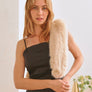 FAUX FUR SHORT COLLAR SCARF
