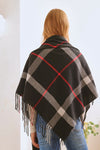 PLAID SQUARE SHAWL SCARF