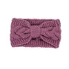 WINTER CROCHET BOW TWISTED HEAD BAND