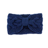 WINTER CROCHET BOW TWISTED HEAD BAND