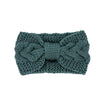 WINTER CROCHET BOW TWISTED HEAD BAND