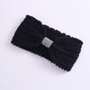 WINTER RHINESTONE KNITTED HEAD BAND