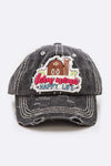 Diona J Farm Mama Happy Life Vintage Baseball Cotton Cap