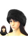 Short Hair Faux Fur Headband Hat