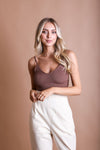 Contour Rib Knit Brami Lounge Top