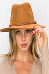 SUEDE VEGAN PANAMA HAT