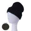 RIBBED GLITTERED BEANIE