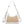 STRAW TEXTURED PATTERN RITZY CROSSBODY BAG COLOR WHITE