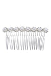 Sunflower Rhinestone Pearls String Comb