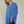 Davi & Dani Letter Back Raw Hem Half Button Shirt